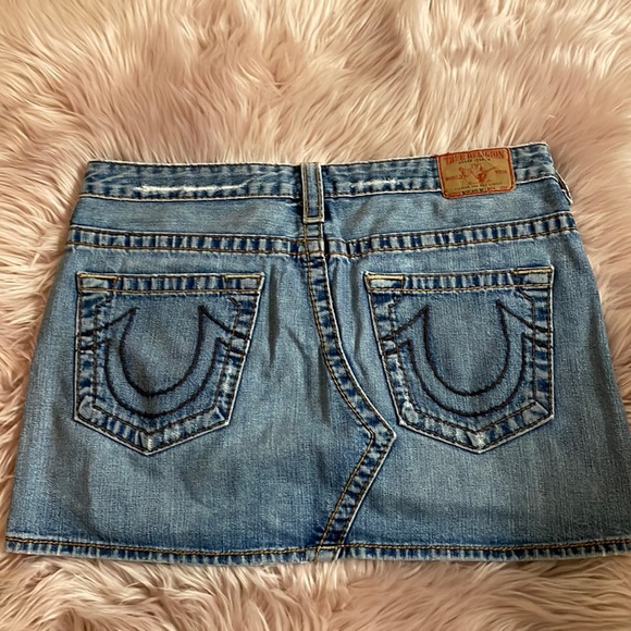 True Religion Skirts True Religion Jeans Mini Denim Skirt Poshmark